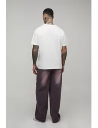 Tall Baggy Tinted Jeans - pink - 2