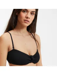 Plain Bandeau Bikini Top - 2