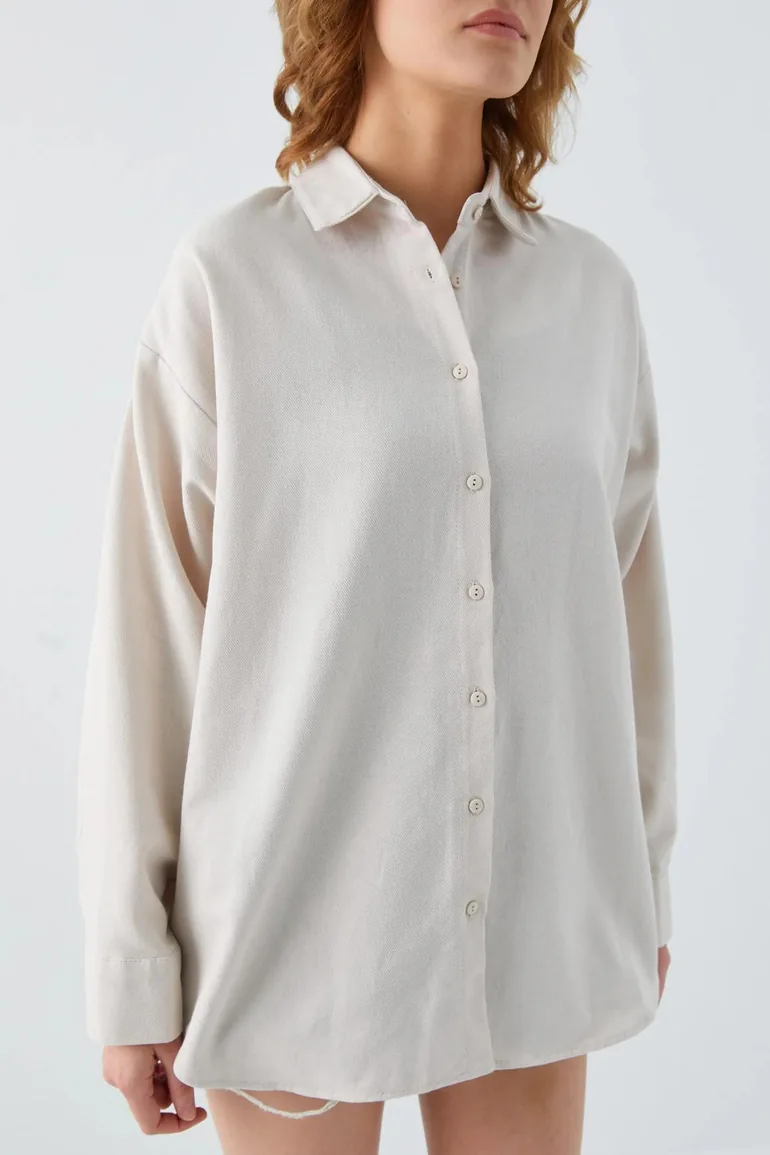 Mixray Oversize Poplin Shirt - 3