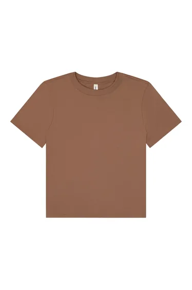 Bella + Canvas Womens/Ladies Heavy Boxy T-Shirt - Vintage Brown