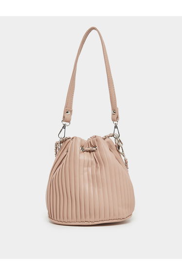 Pleated Bucket Bag