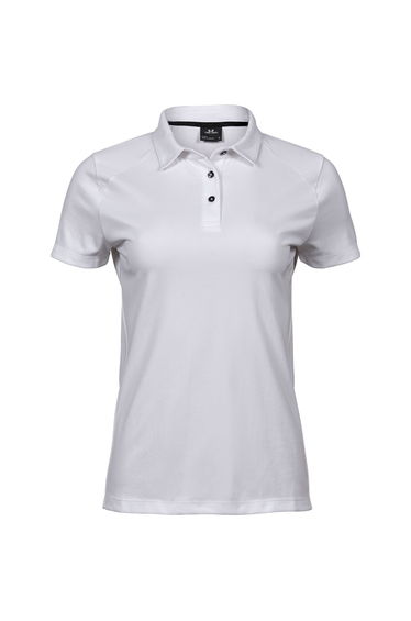 Tee Jays Womens/Ladies Luxury Sport Polo Shirt - White
