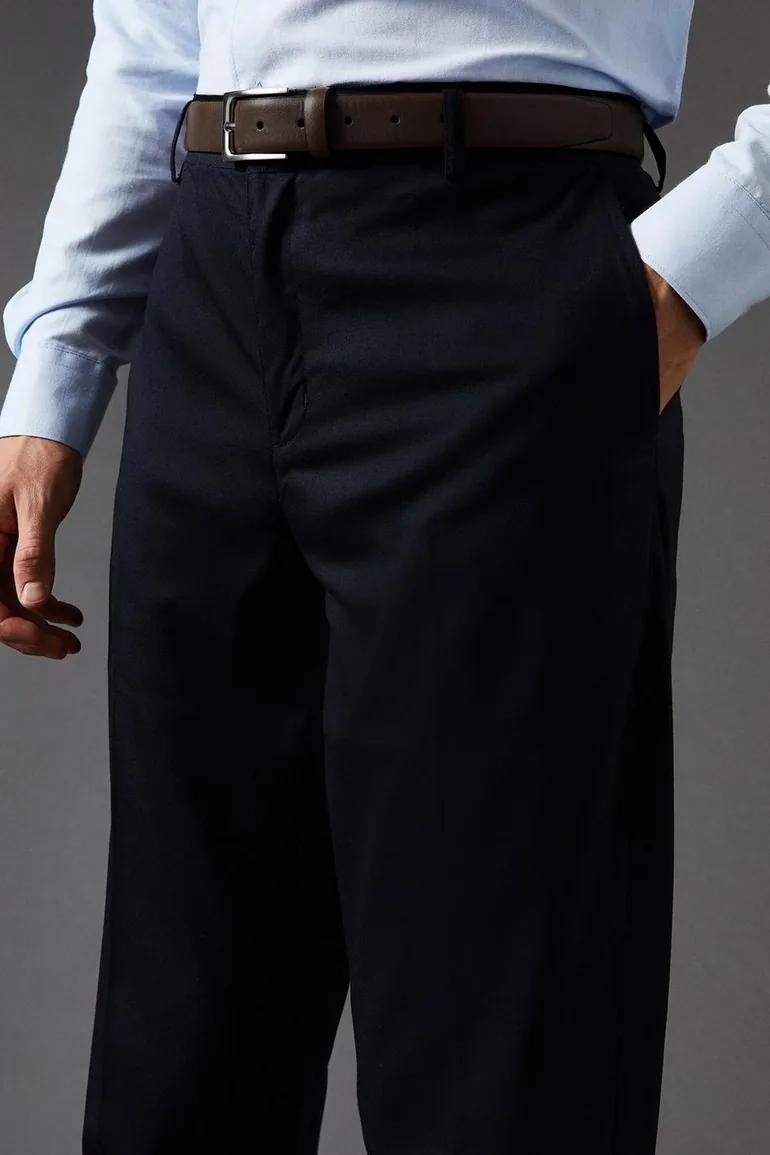 Tailored Fit Smart Trouser - 2