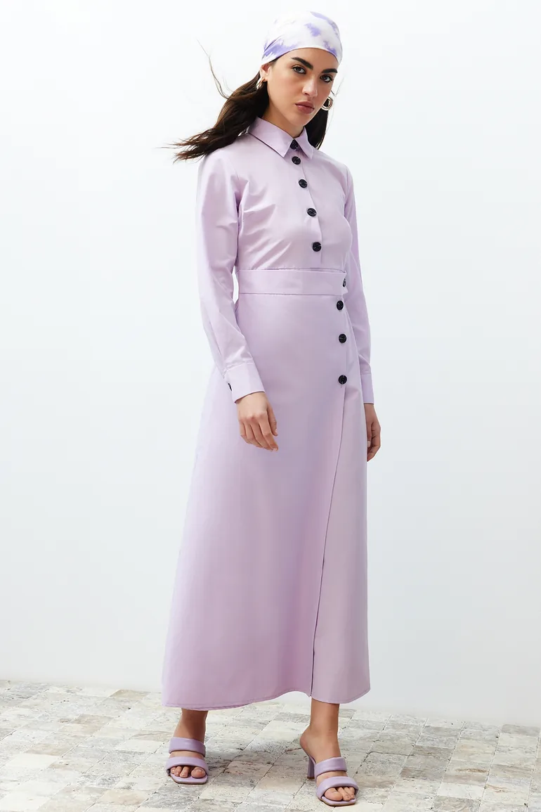 Lilac Plain Weave - 1
