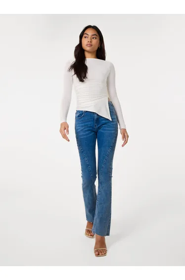Long Sleeve Asymmetric Top