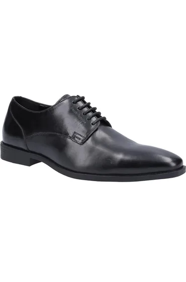 Hush Puppies Boys Ezra Leather Shoes - Black