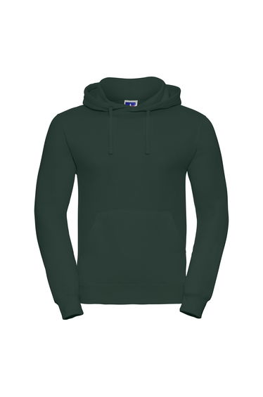 Russell Colour Mens Hooded Sweatshirt / Hoodie - Bottle Green