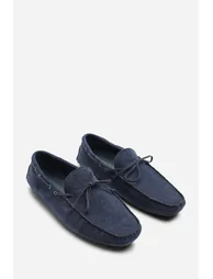 Carter Suede Slip on Lace Detail Loafer - 3
