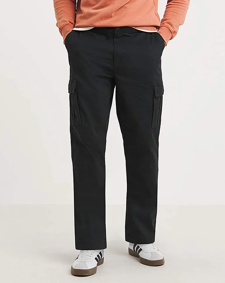 Cotton Stretch Cargo Trouser - 1