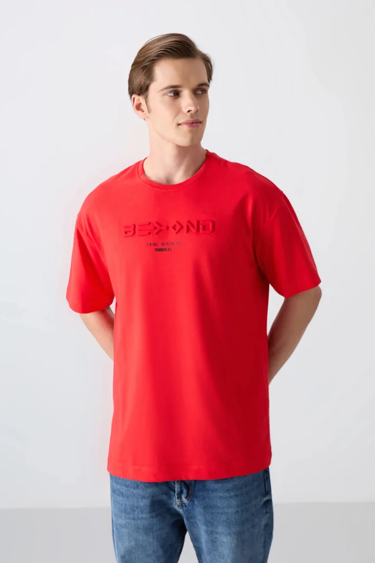 TOMMY Oversized Cotton-Polyester Logo T-Shirt - 1