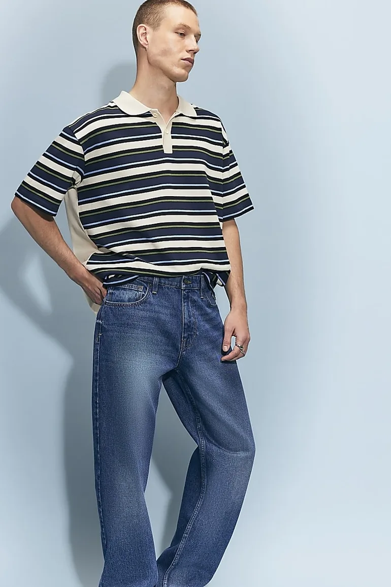 Blue Loose Fit Jeans - 3