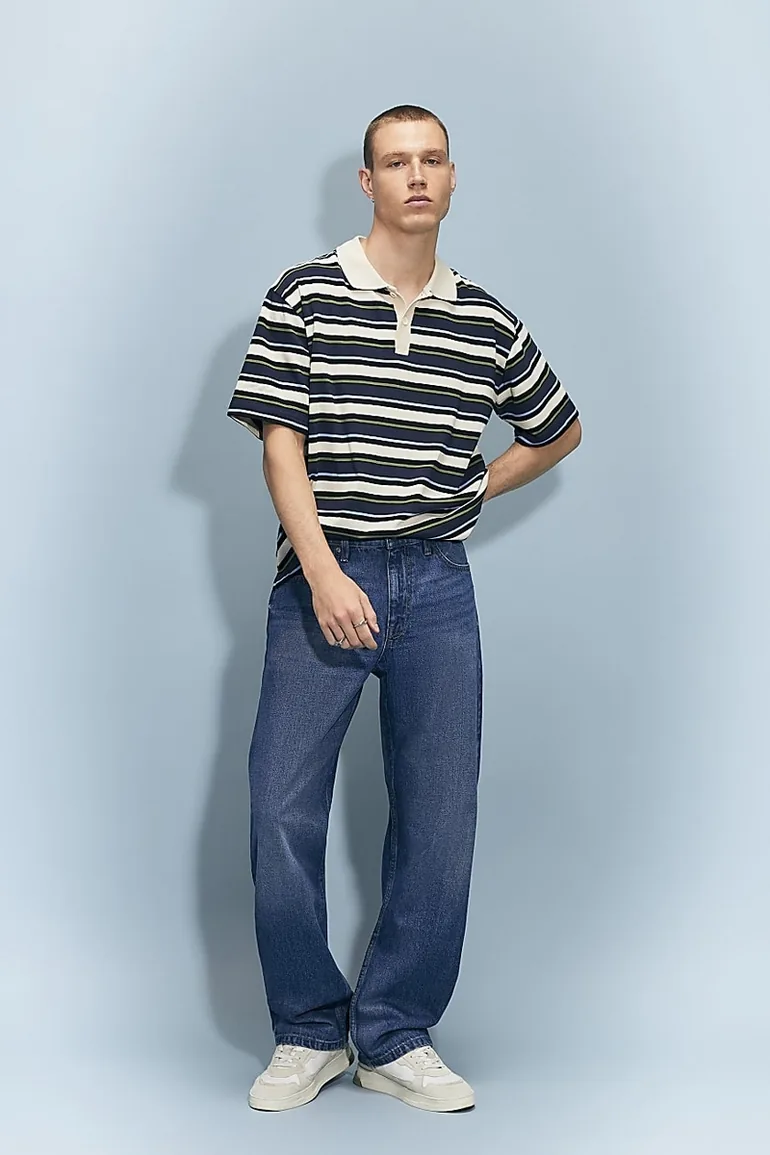 Blue Loose Fit Jeans