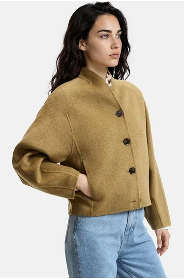 57% Wool Hand-Made Short Coat