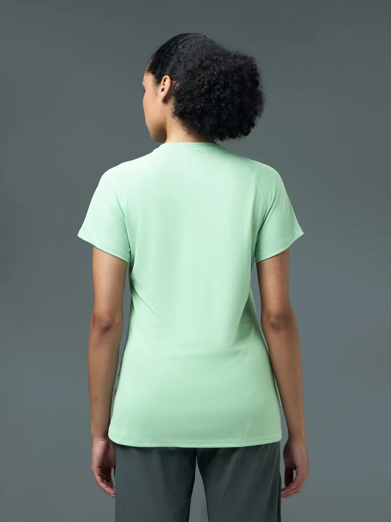 Women Solid Slim Fit Crew Neck T-Shirt - 4