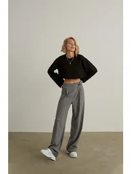 Cross Palazzo Trousers - 4