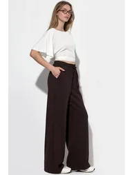 BUSEM Wide-Leg Jersey Trousers