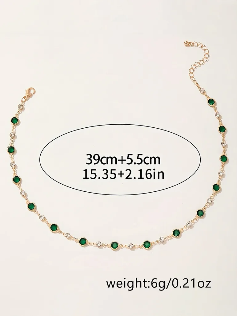Embellished Link Necklace - 3