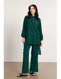 Perla Tunic and Trouser Set - Emerald