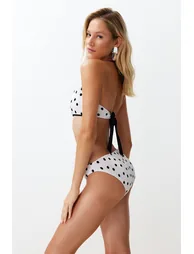 Polka Dot Regular Bikini Bottom - 2