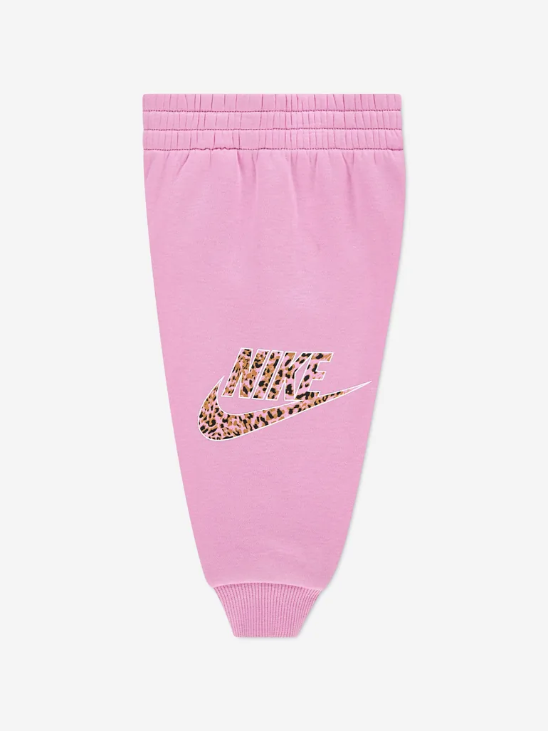 Nike Girls PO Hoodie Tracksuit in Pink - 2