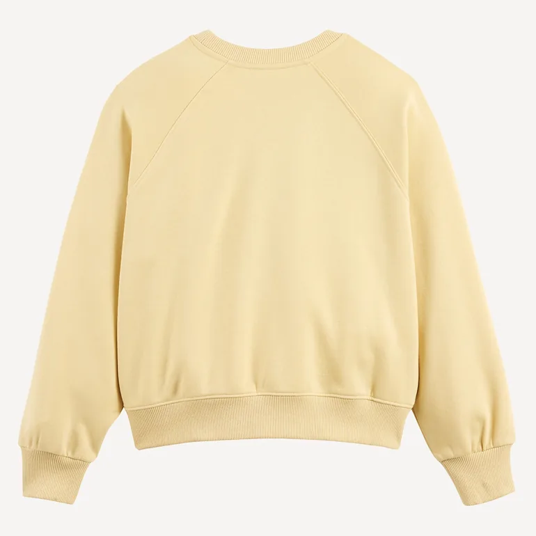 Campus Print Fleece Sweatshirt with Crew Neck - 2