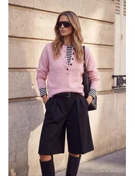 Wardrobe Essentials Pink Thick Soft Oversize Knitwear Sweater - 3