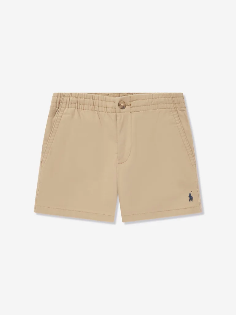 Boys Chino Shorts in Beige