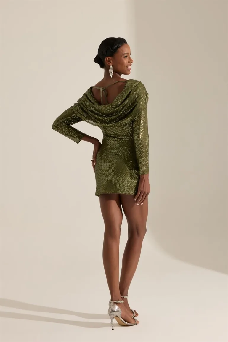 Chaster Sequin Mini Dress - 3