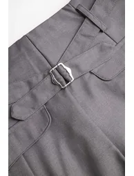 Asymmetrical Straight Leg Pants - 3