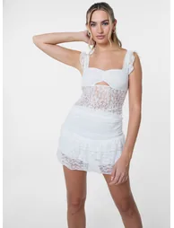 Lace Cut Out Top - 1