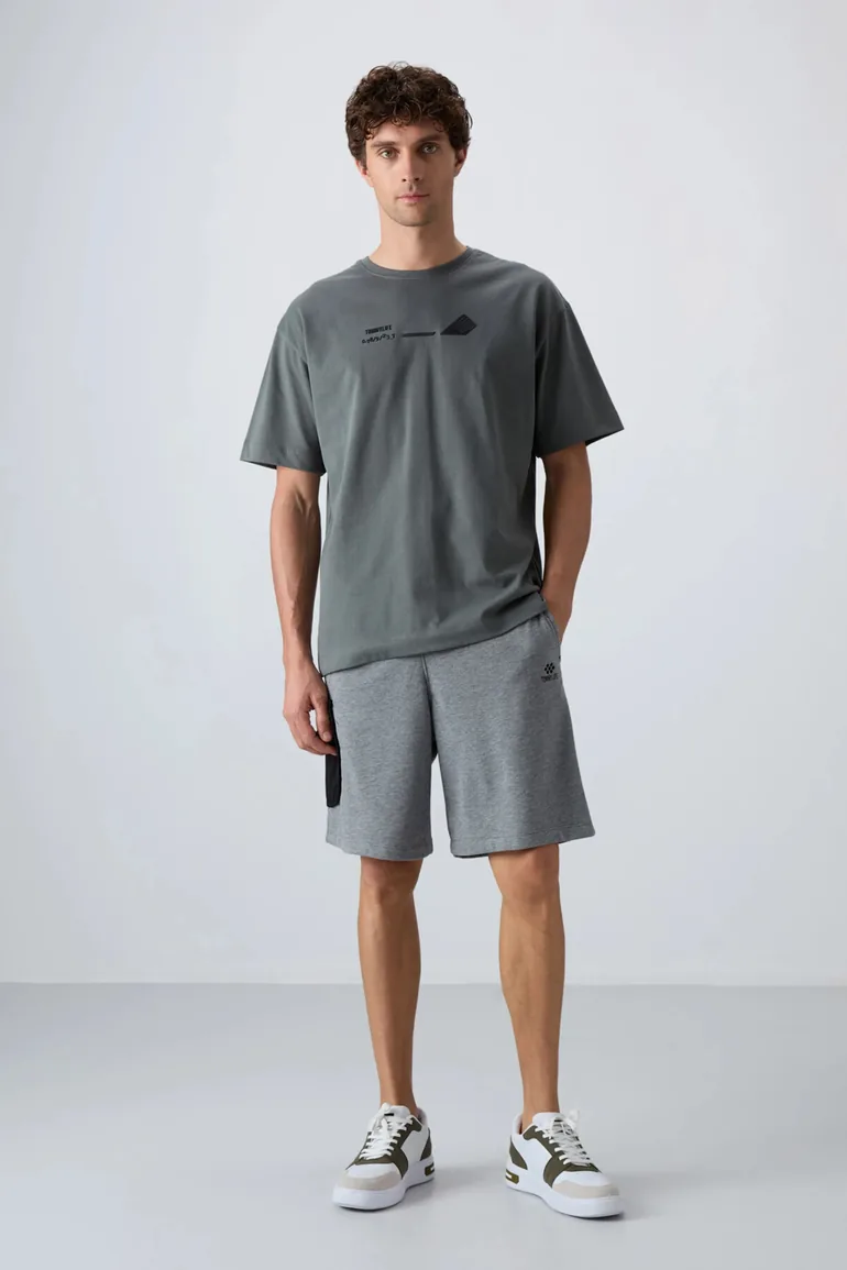 TOMMY Men's Wide-leg Cargo Shorts
