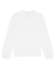 Bella + Canvas  Adult Heavyweight Long-Sleeved T-Shirt - White - 4