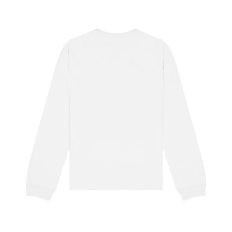 Bella + Canvas  Adult Heavyweight Long-Sleeved T-Shirt - White - 2
