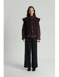 Wool Blend Waistcoat - 3