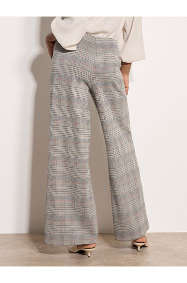 Heritage Check Wide-Leg Trousers product thumbnail 4