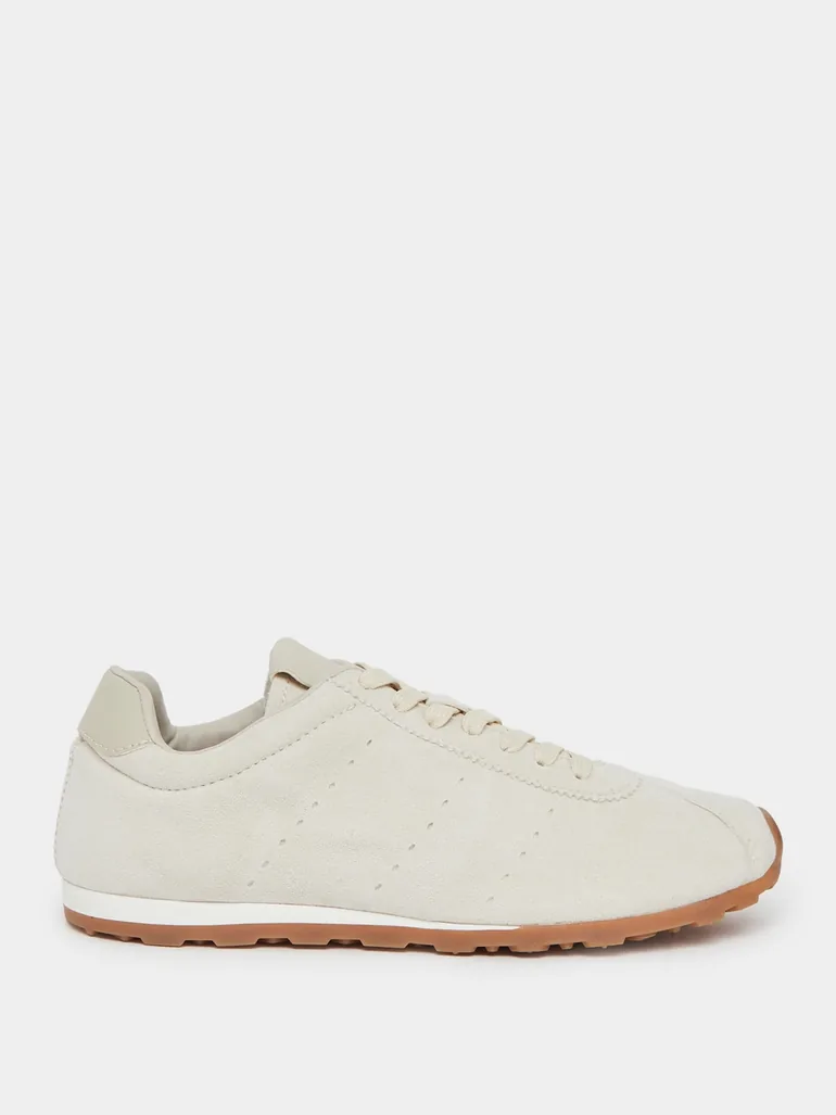 Women Grey Suede Sneakers