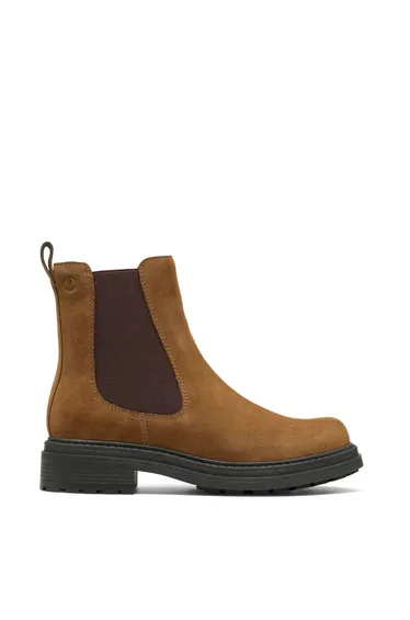 Clarks Orinoco3 Top Leather Boots Walnut