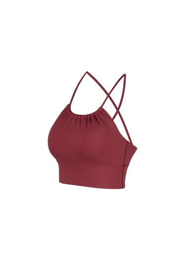 Spaghetti Strap Backless Sports Bra product thumbnail 2