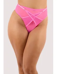 Eddie Neon Pink Crossover Thong