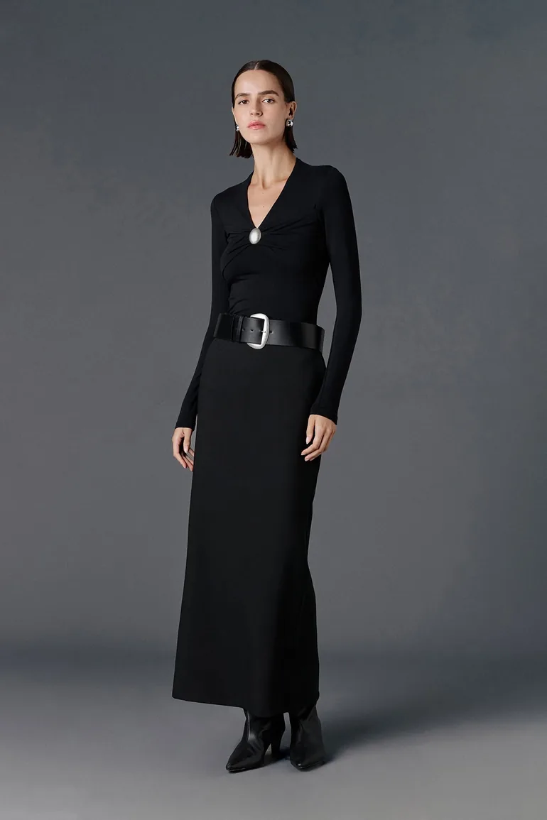 Slit Maxi Skirt - Premium Edition - 2