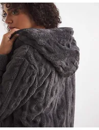 Pretty Secrets Cable Lounge Cardigan - 1