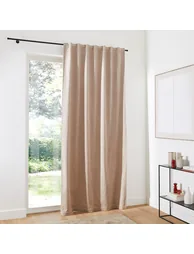 Velvet 100% Cotton Thermal Curtain with Hidden Tabs - 7