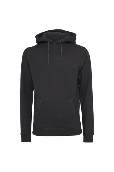 Mens Heavy Pullover Hoodie - Black