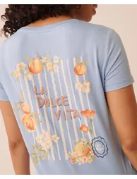 Dolce Vita Print Super Soft T-shirt - 2