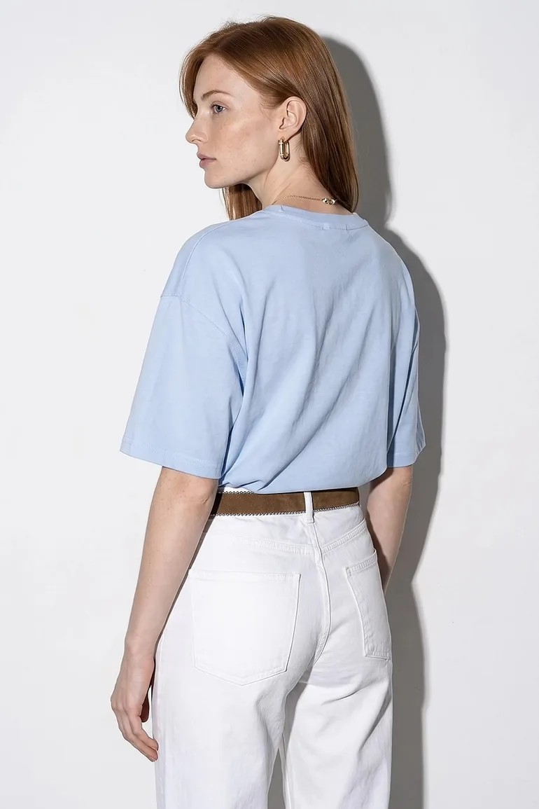 DILVIN Oversized Cotton Crew Neck T-Shirt - 2