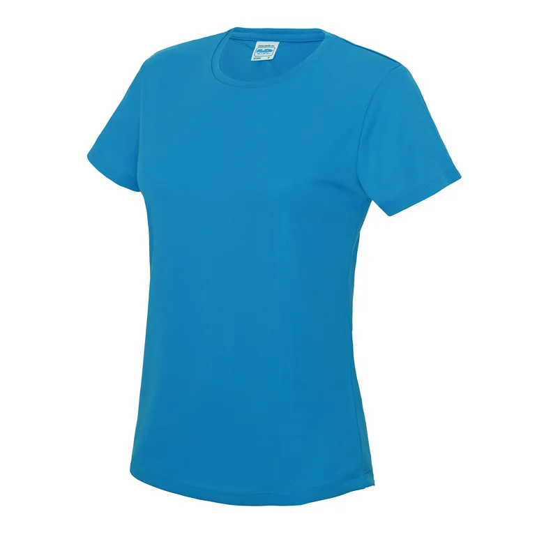 AWDis Just Cool Womens/Ladies Sports Plain T-Shirt - Sapphire Blue