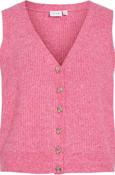 Sleeveless V-Neck Cardigan