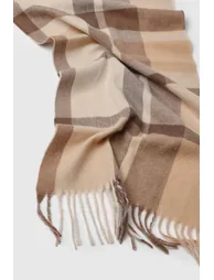 Check Lightweight Blanket Scarf - chocolate - 2