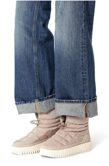 Tulip Quilted Boot Wheat Perled Ivory