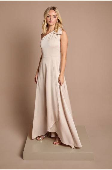 Teen Coast One Shoulder Bow Dress